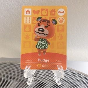 Animal Crossing Amiibo Card - Pudge